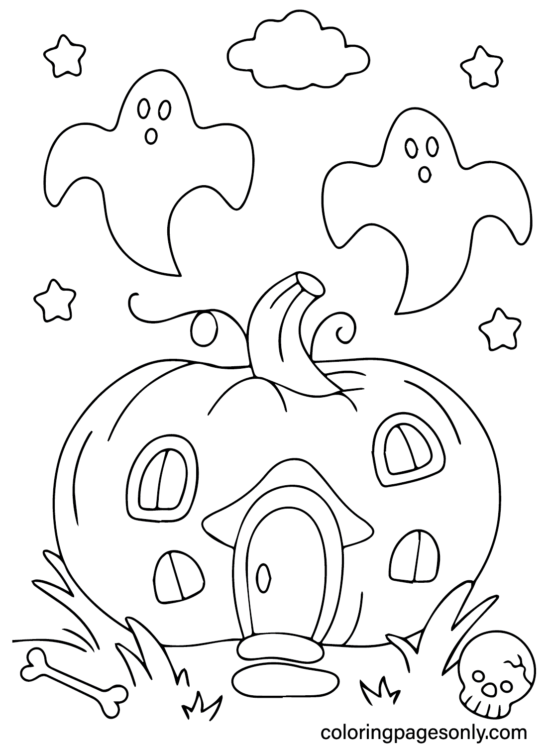 free printable halloween coloring pages jpg