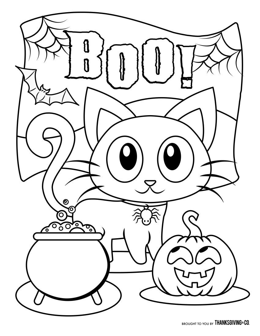 free printable halloween coloring pages jpg