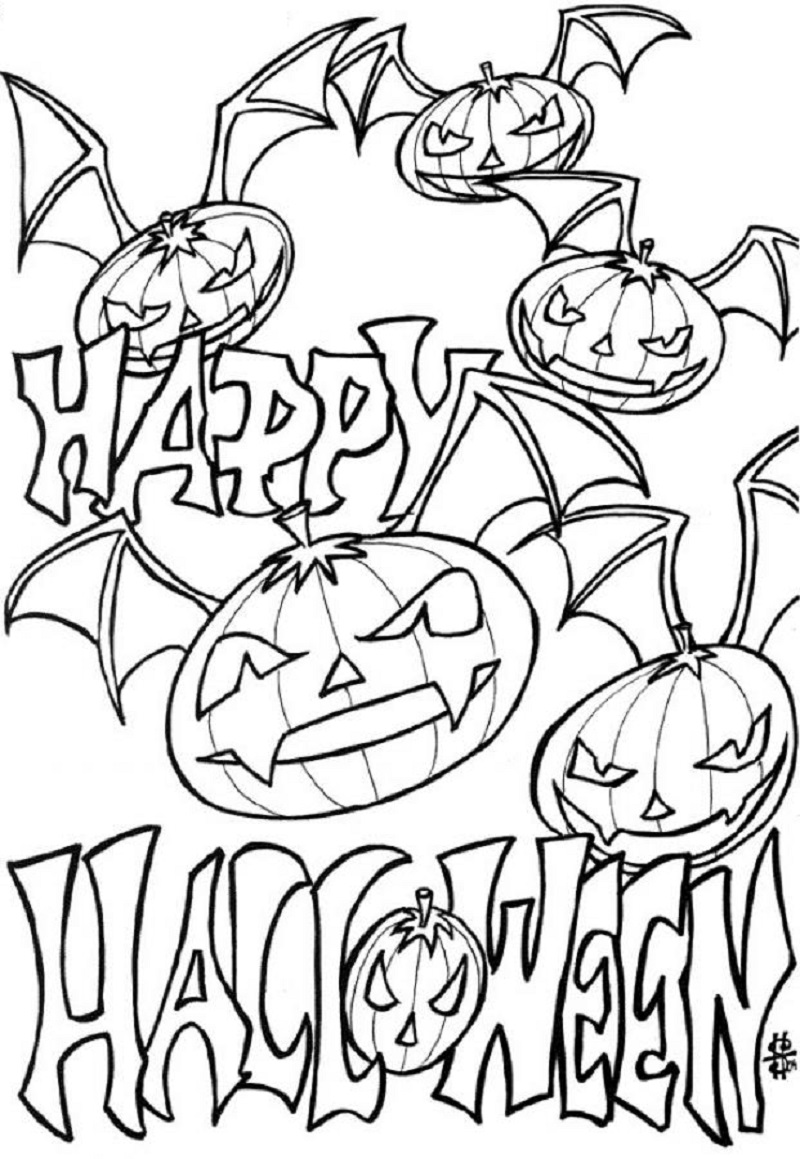 31 Free Printable Halloween Coloring Pages 34