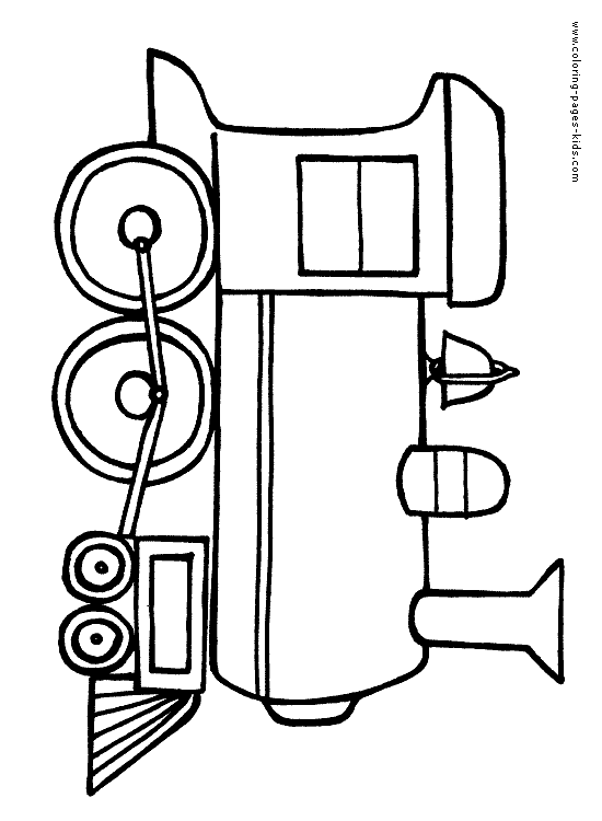 31 Land Transportation Coloring Pages Printable 10