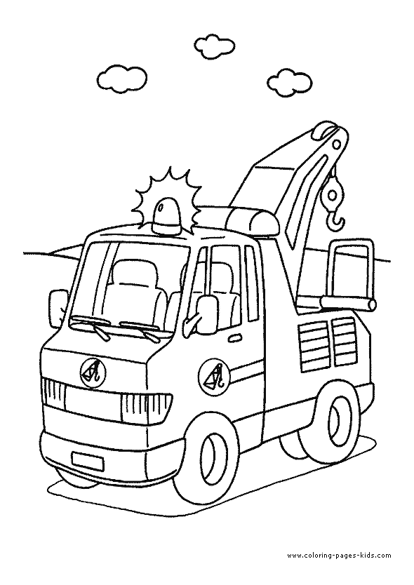 31 Land Transportation Coloring Pages Printable 11