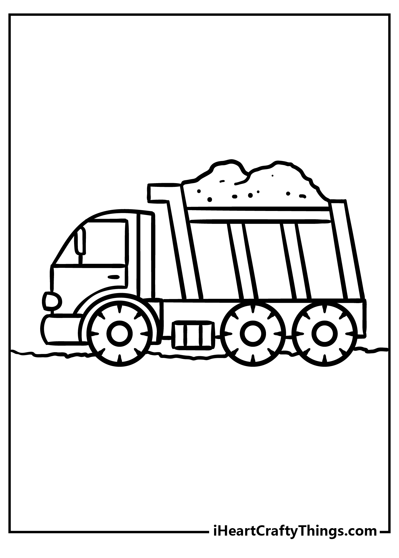 31 Land Transportation Coloring Pages Printable 4