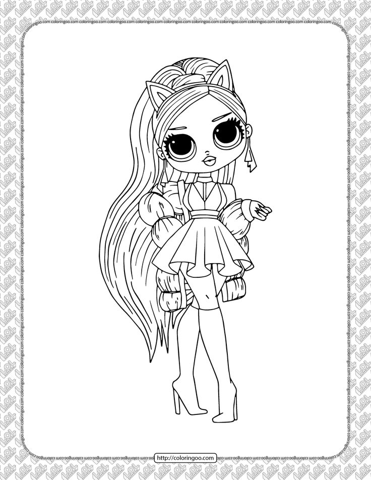 31 LOL Barbie Coloring Pages Fun Printable 1