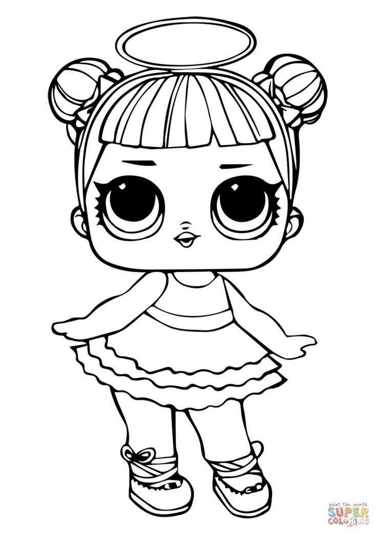 31 LOL Barbie Coloring Pages Fun Printable 13