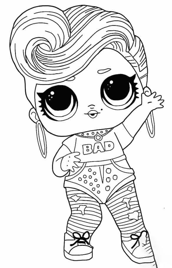 31 LOL Barbie Coloring Pages Fun Printable 28