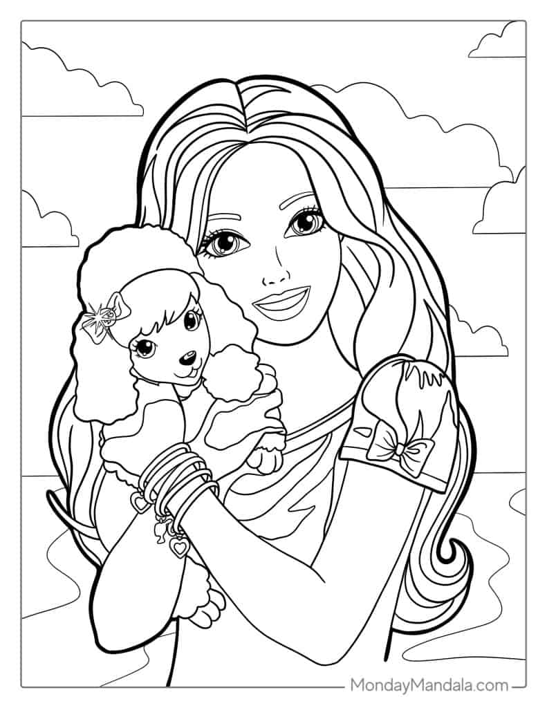 31 LOL Barbie Coloring Pages Fun Printable 30