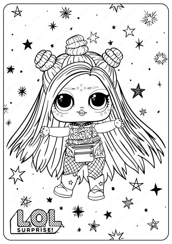 31 LOL Barbie Coloring Pages Fun Printable 5