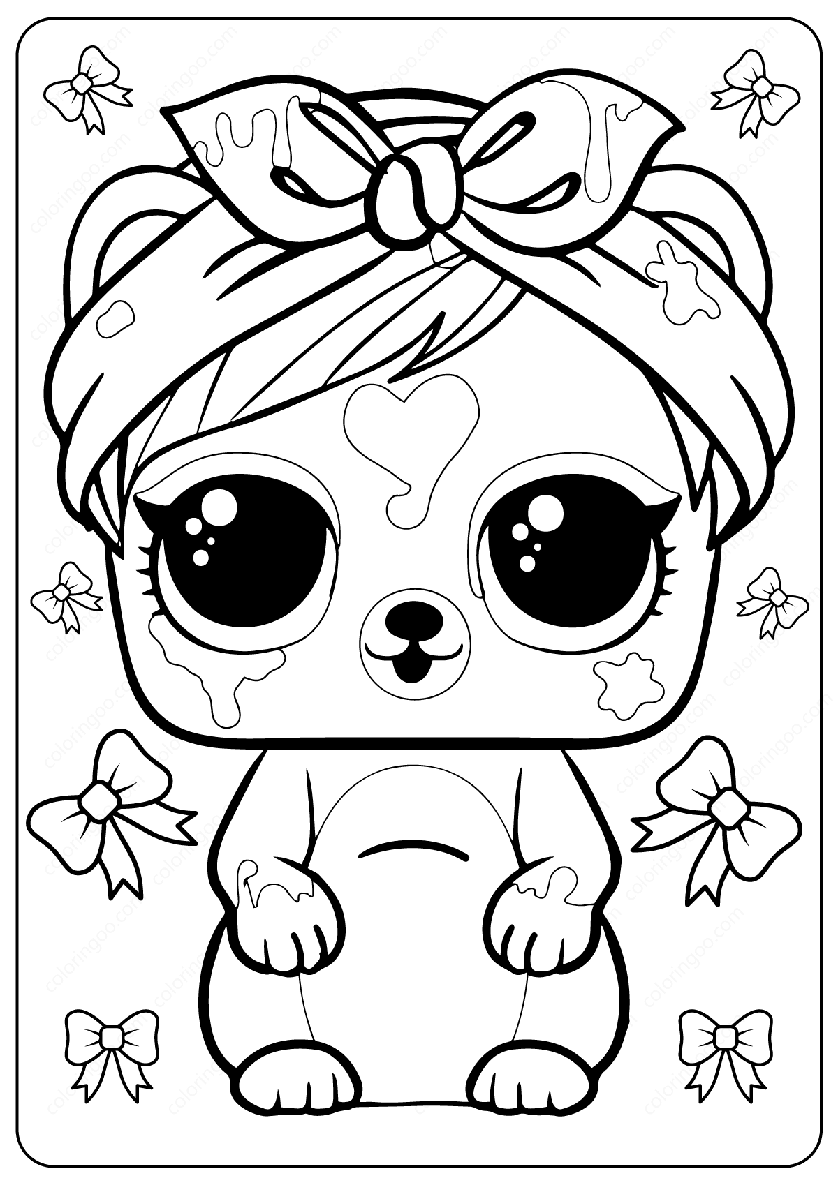 31 LOL Barbie Coloring Pages Fun Printable 7