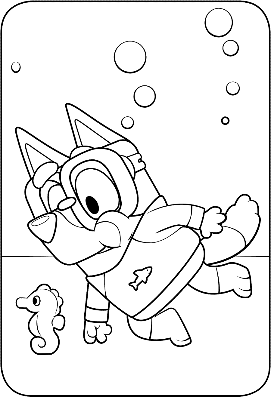 bluey halloween coloring pages jpg