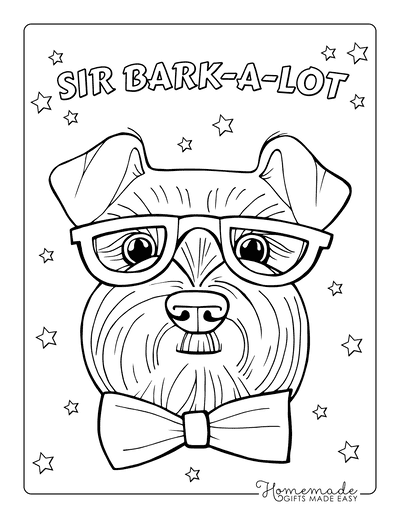 33 Dog Head Coloring Pages Printable 12