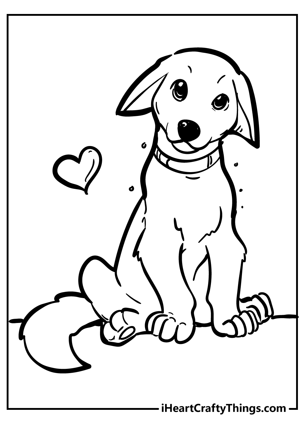 dog head coloring pages printable jpg