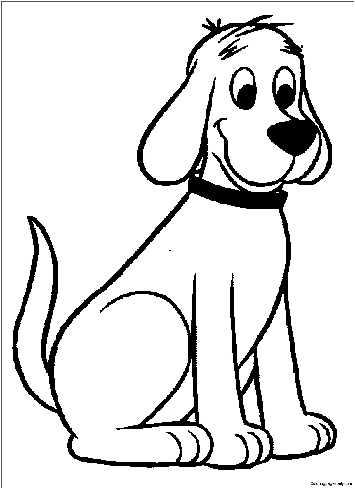 dog head coloring pages printable jpg