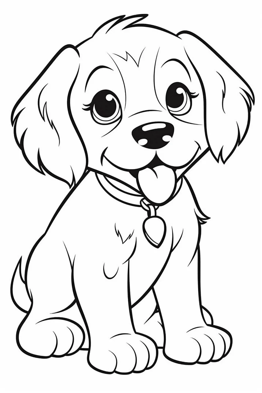 fall dog coloring pages printable jpg