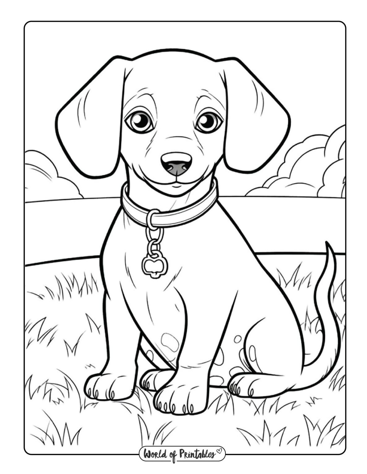 33 Fall Dog Coloring Pages Printable 28