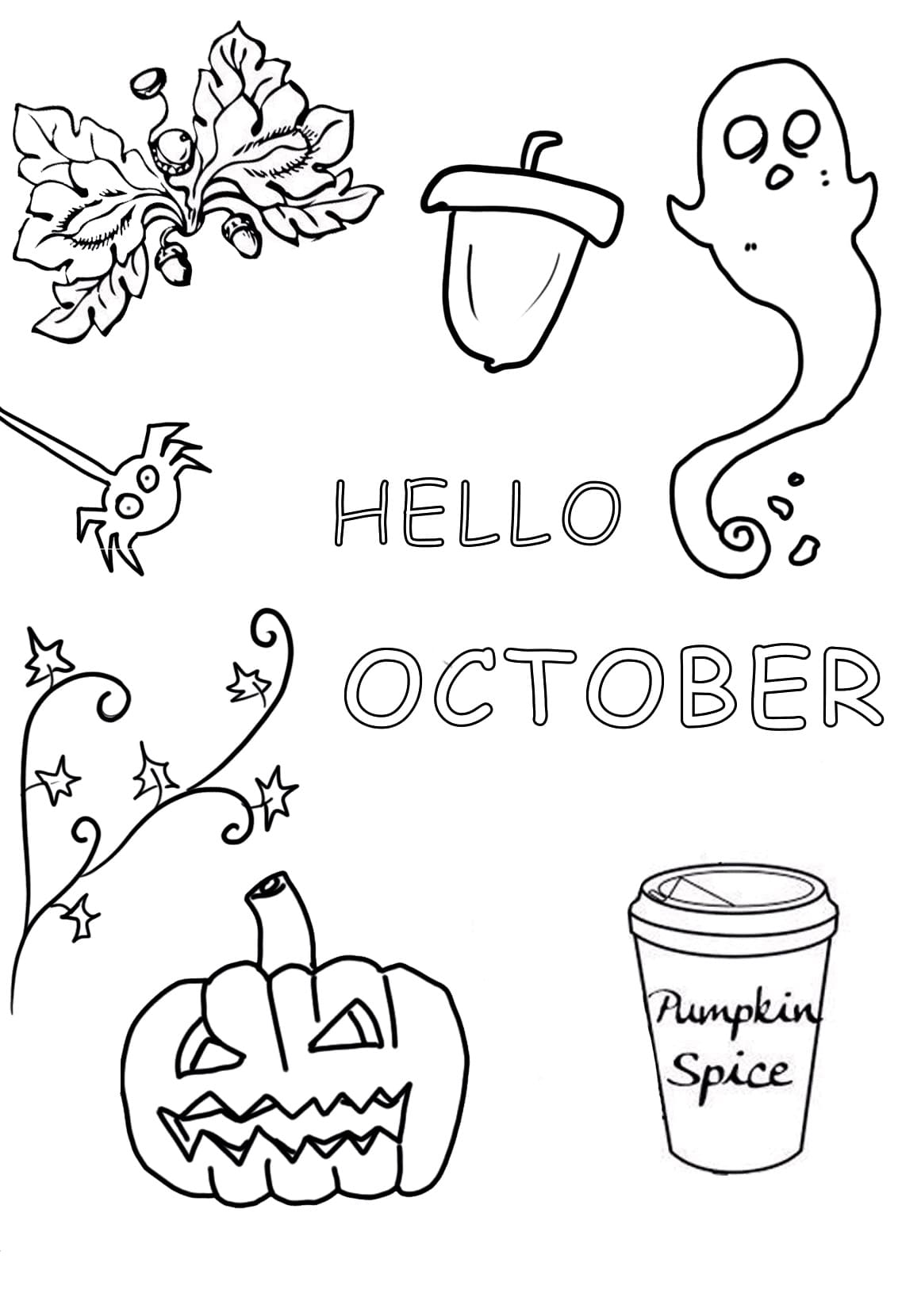 33 Free October Coloring Pages Printable 15