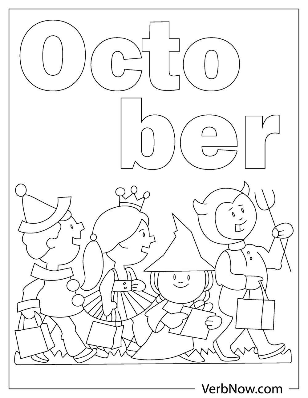 33 Free October Coloring Pages Printable 17