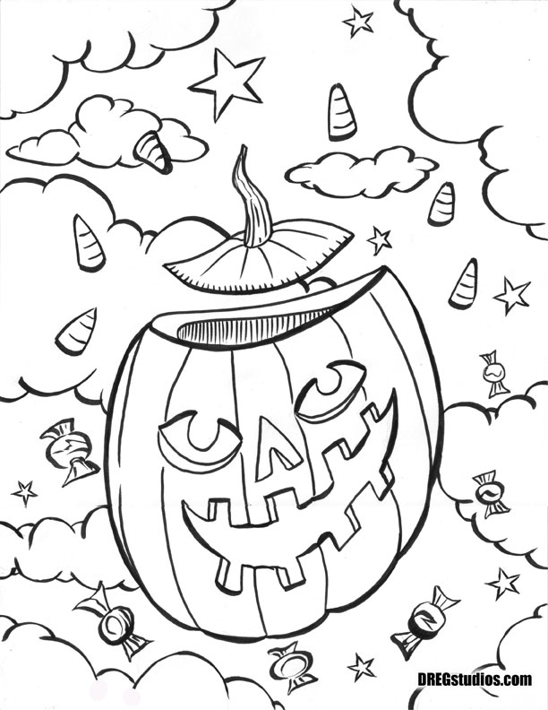 33 Free October Coloring Pages Printable 19