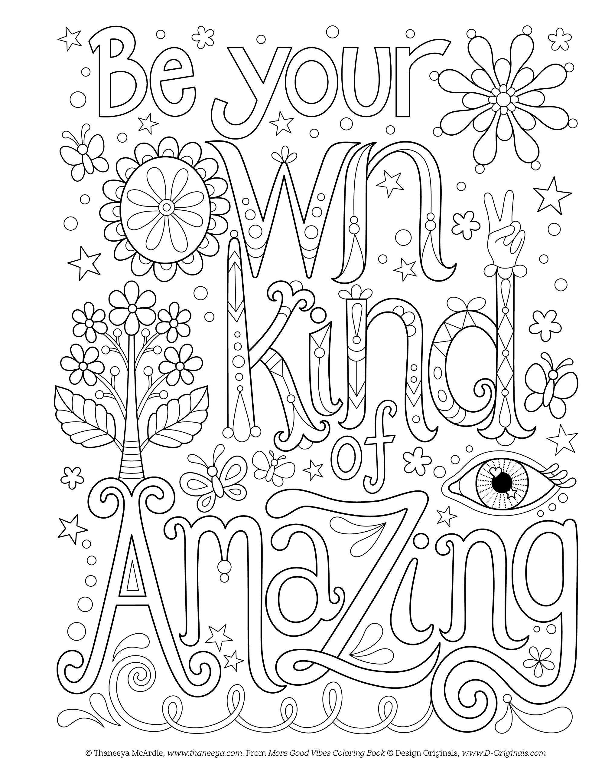 33 Good Vibes Coloring Pages Printable 29