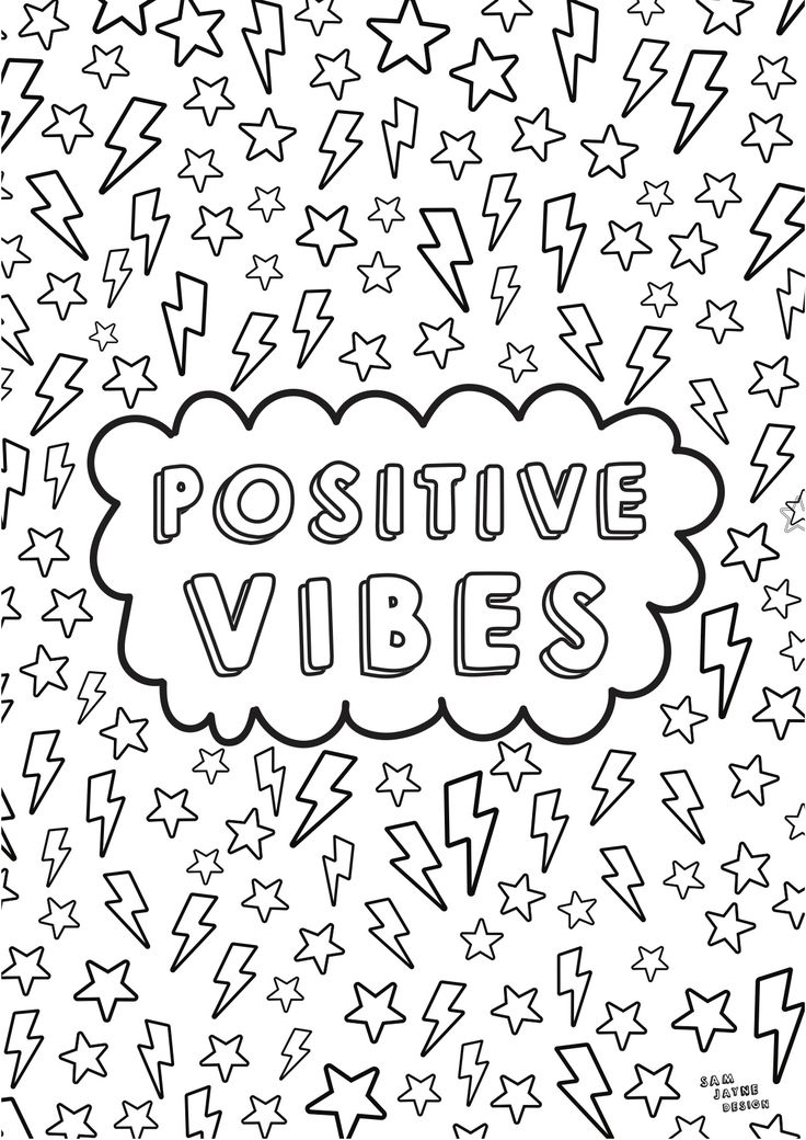 33 Good Vibes Coloring Pages Printable 31