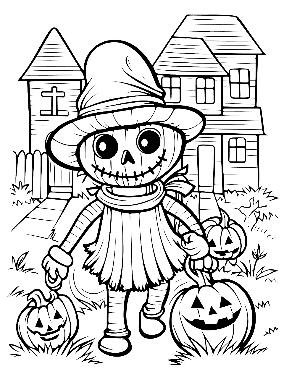 34 Awesome Halloween Coloring Pages 10