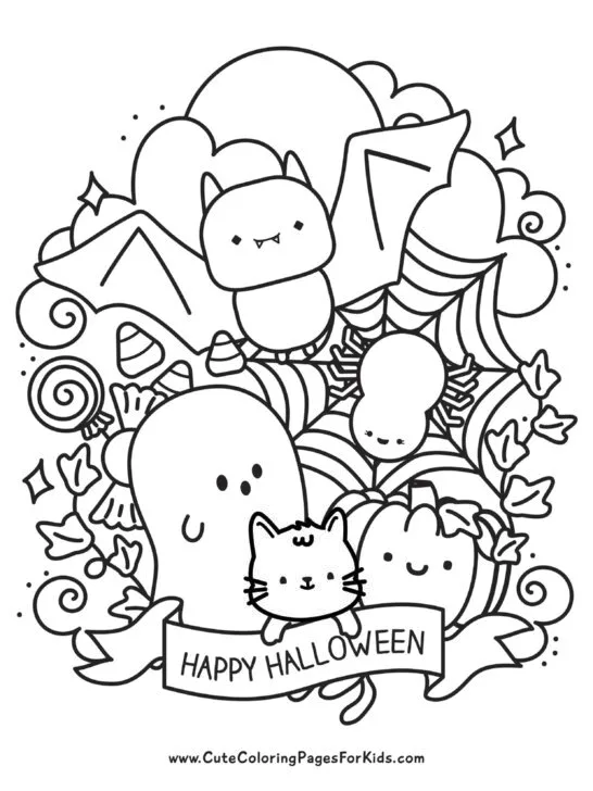 awesome halloween coloring pages jpg