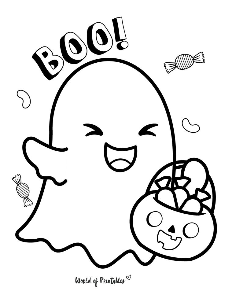 34 Awesome Halloween Coloring Pages 18