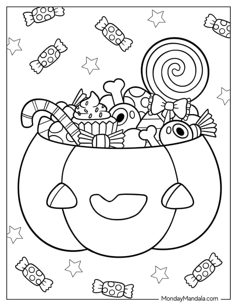 34 Awesome Halloween Coloring Pages 20