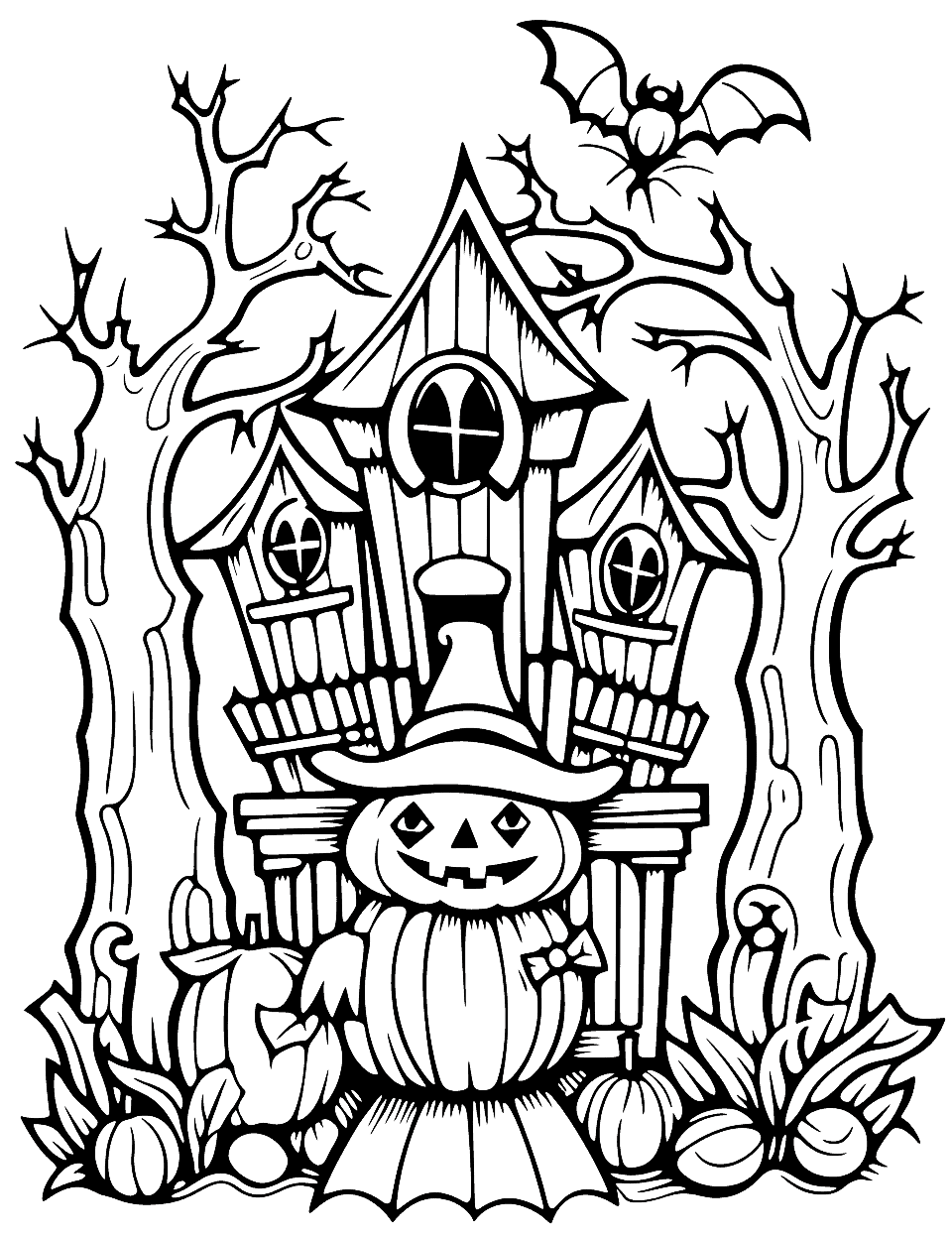 34 Awesome Halloween Coloring Pages 24