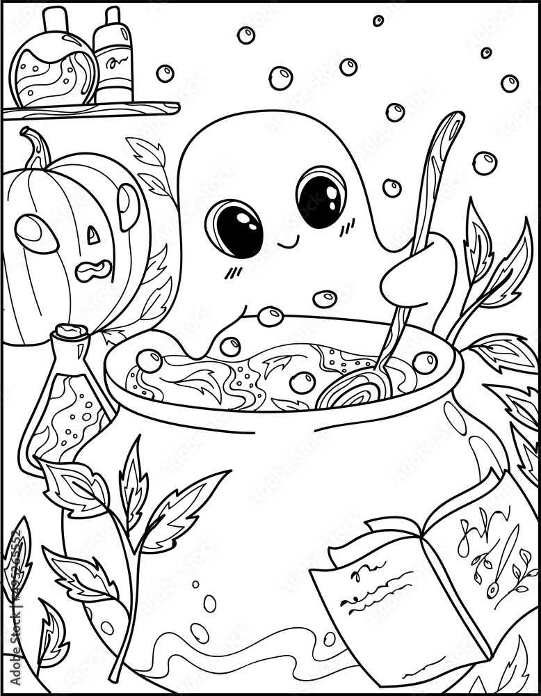 awesome halloween coloring pages jpg