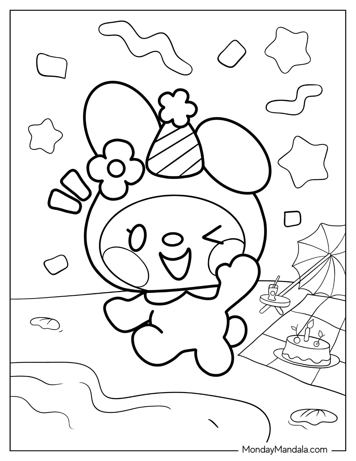 34 Sanrio Coloring Pages 11