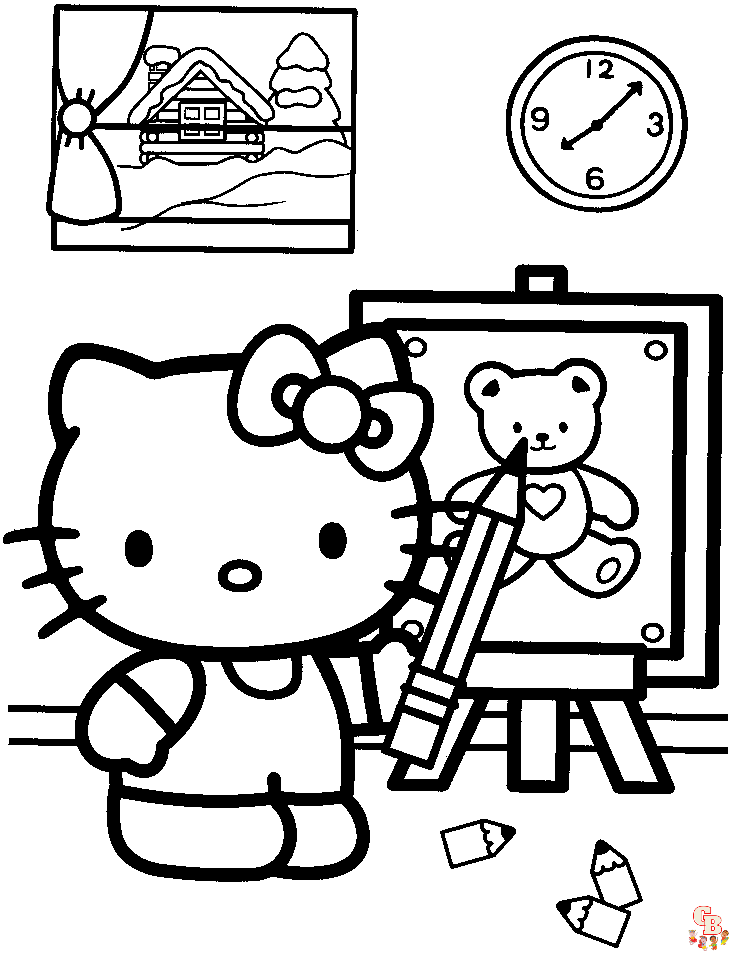 34 Sanrio Coloring Pages 13