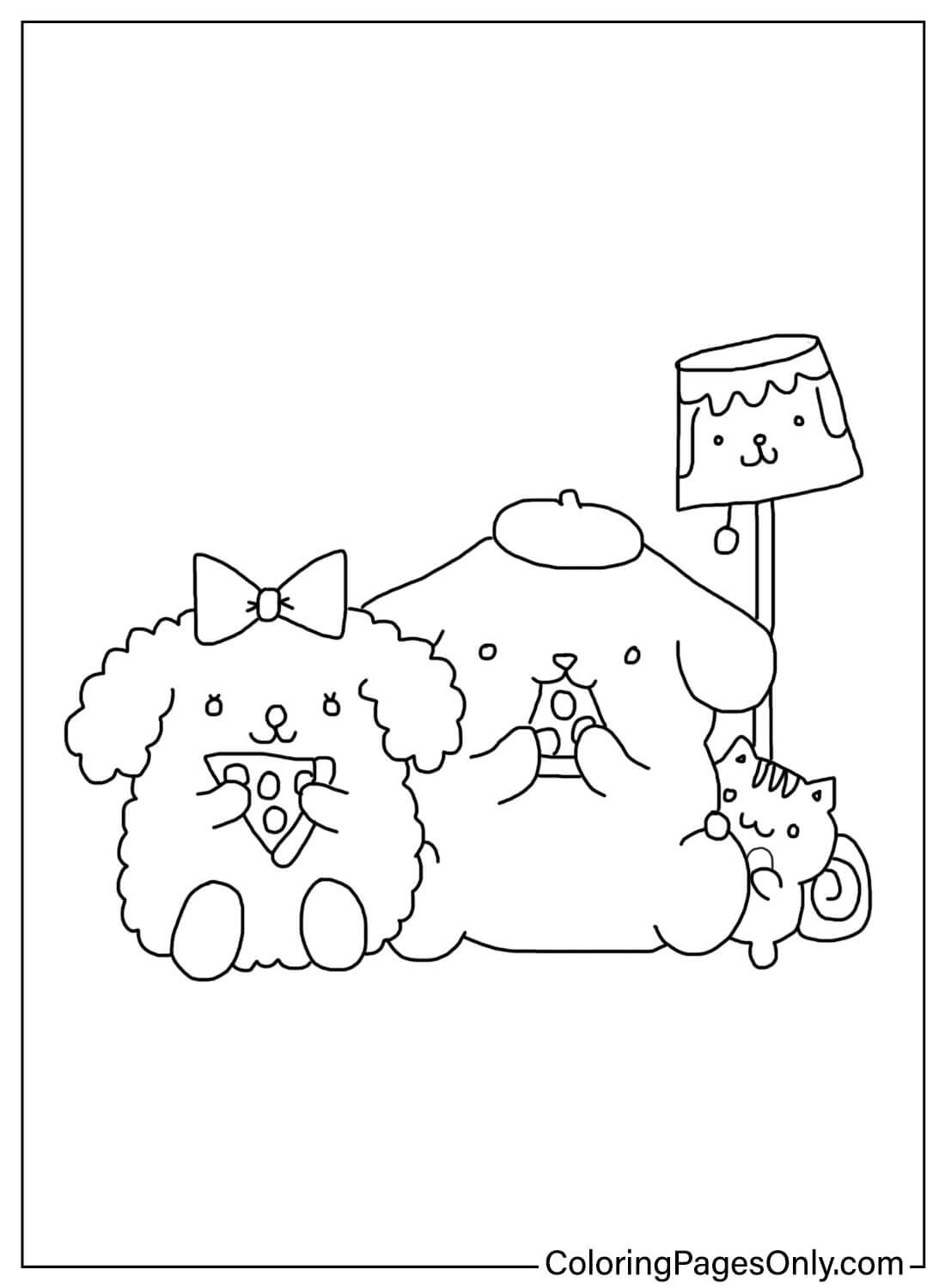 sanrio coloring pages jpg