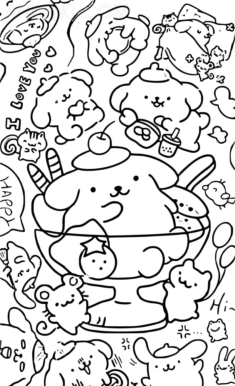 34 Sanrio Coloring Pages 23