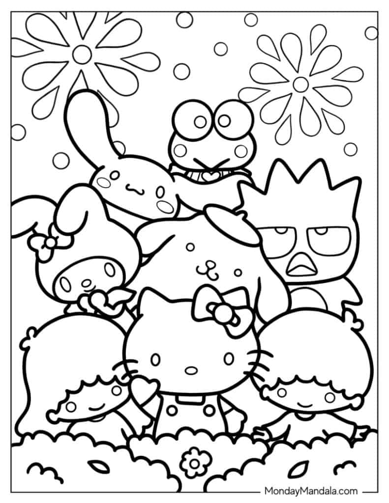 34 Sanrio Coloring Pages 25