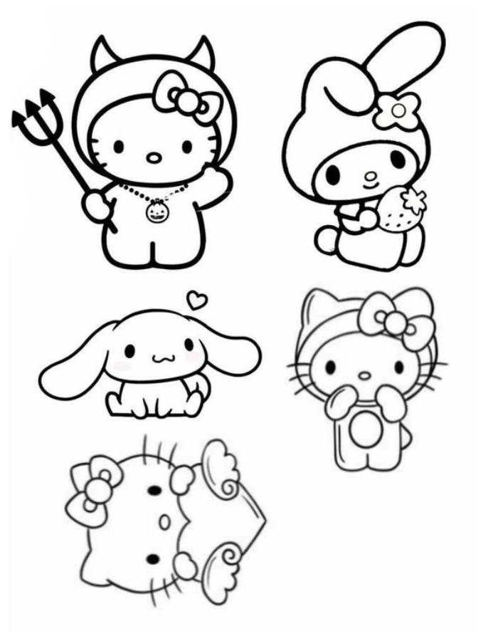 34 Sanrio Coloring Pages 3