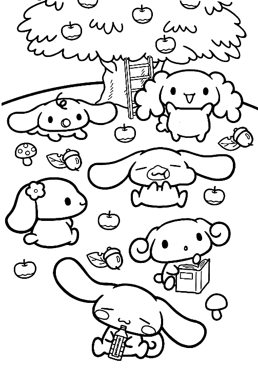 sanrio coloring pages jpg