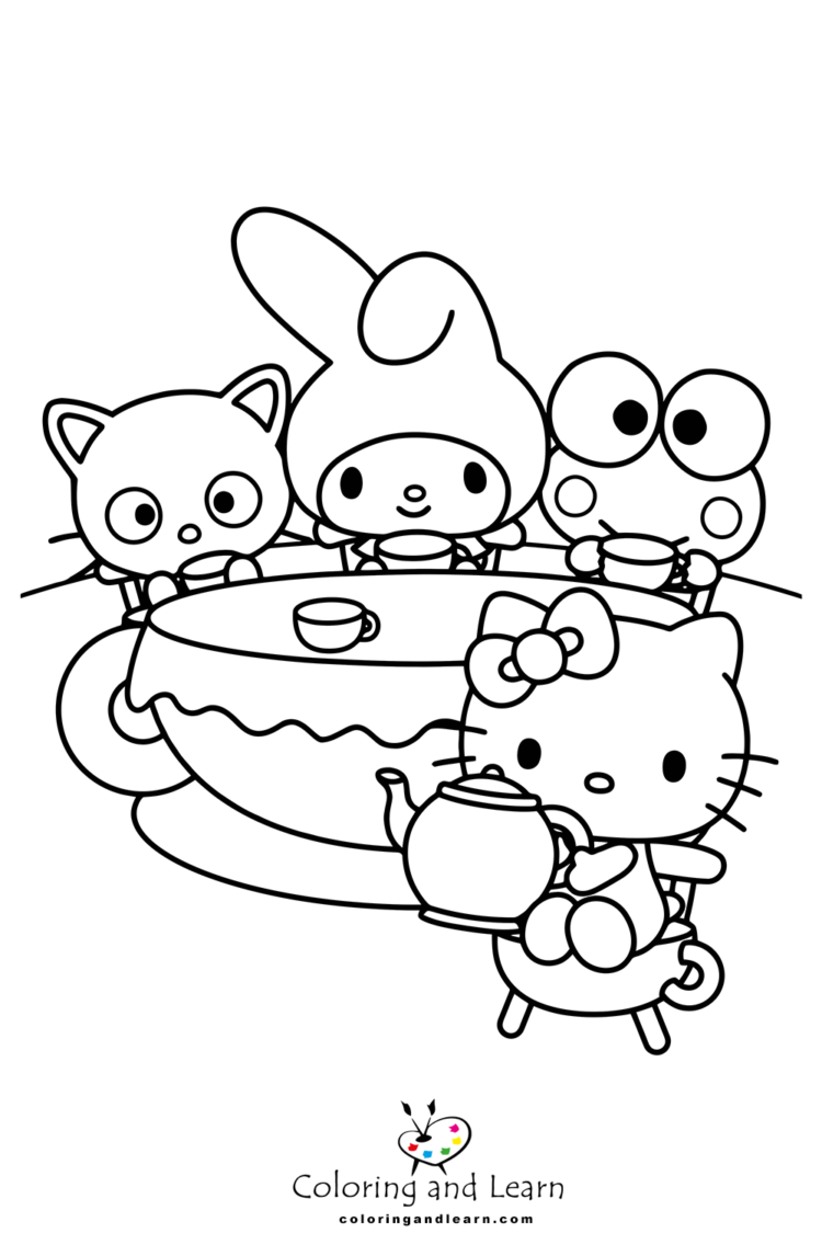 34 Sanrio Coloring Pages 4