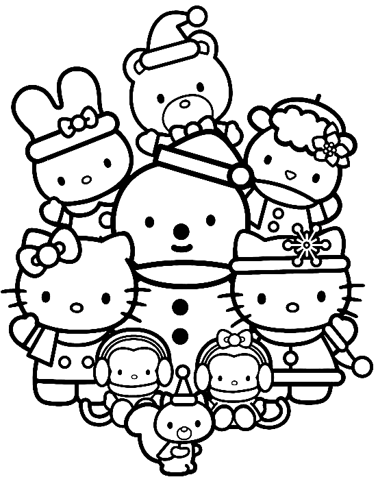 34 Sanrio Coloring Pages 6