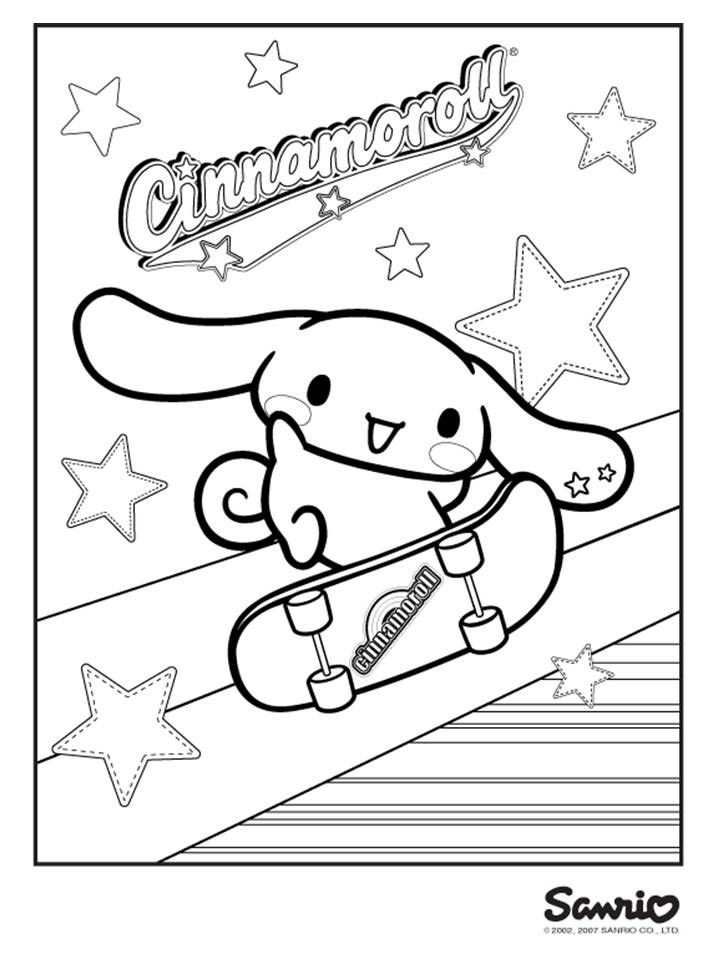 sanrio coloring pages jpg