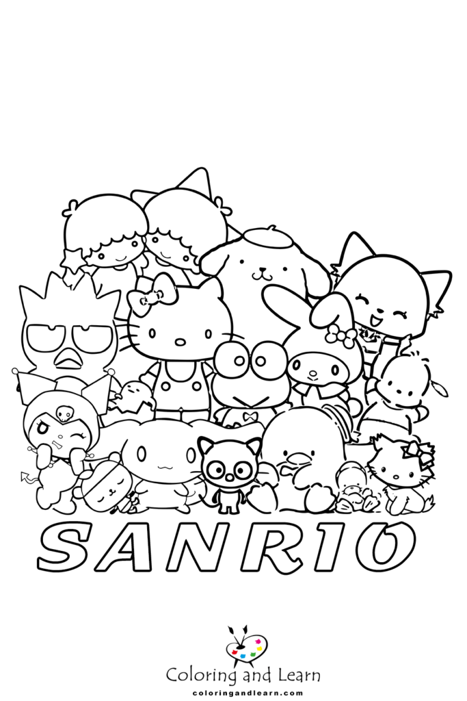 34 Sanrio Coloring Pages 9