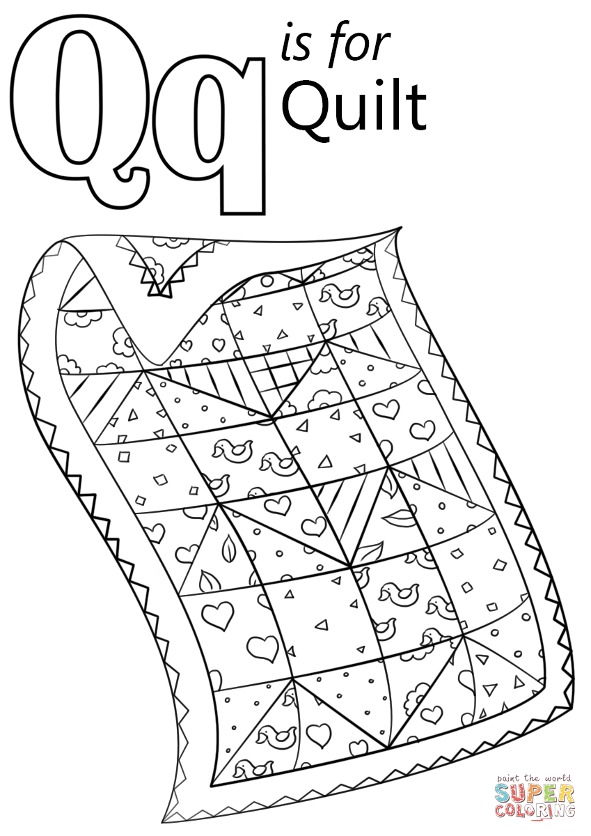 35 Free Quilt Coloring Pages for Adults Printable 17