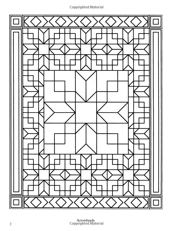 35 Free Quilt Coloring Pages for Adults Printable 27