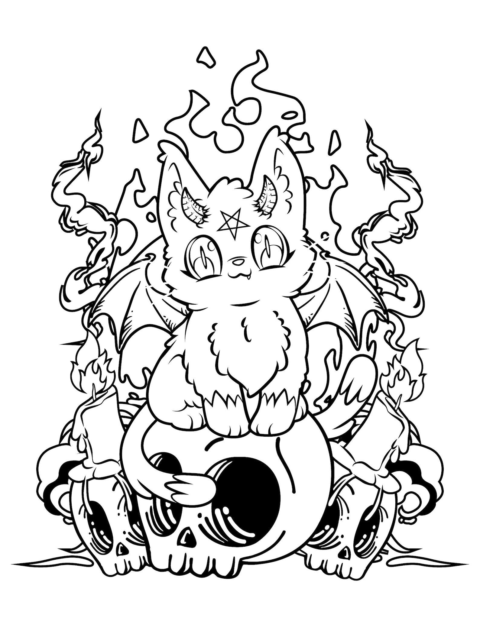 36 Cute Spooky Brownies Coloring Pages 15