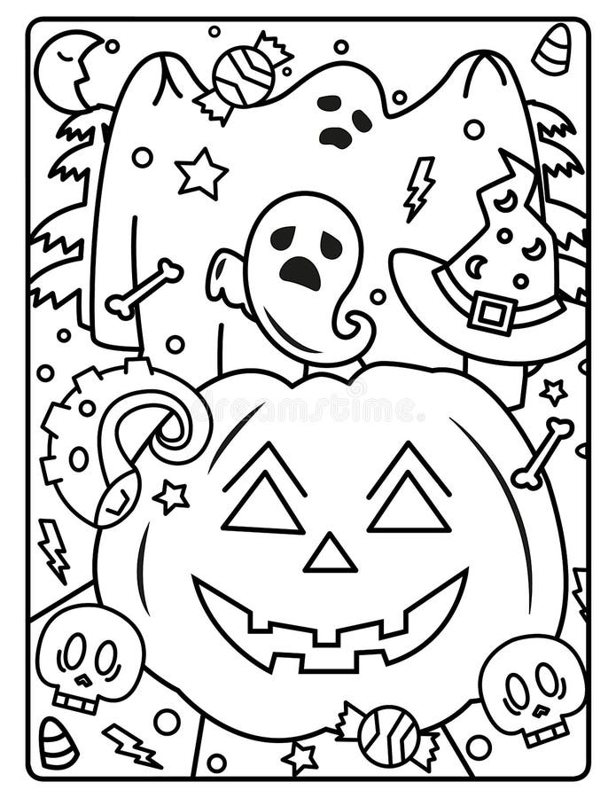 36 Cute Spooky Brownies Coloring Pages 30