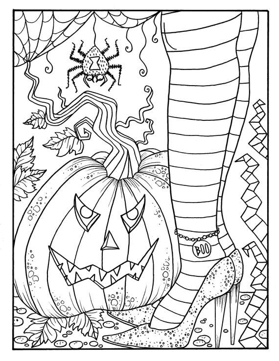 36 Cute Spooky Brownies Coloring Pages 31