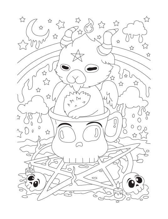 cute spooky brownies coloring pages jpg