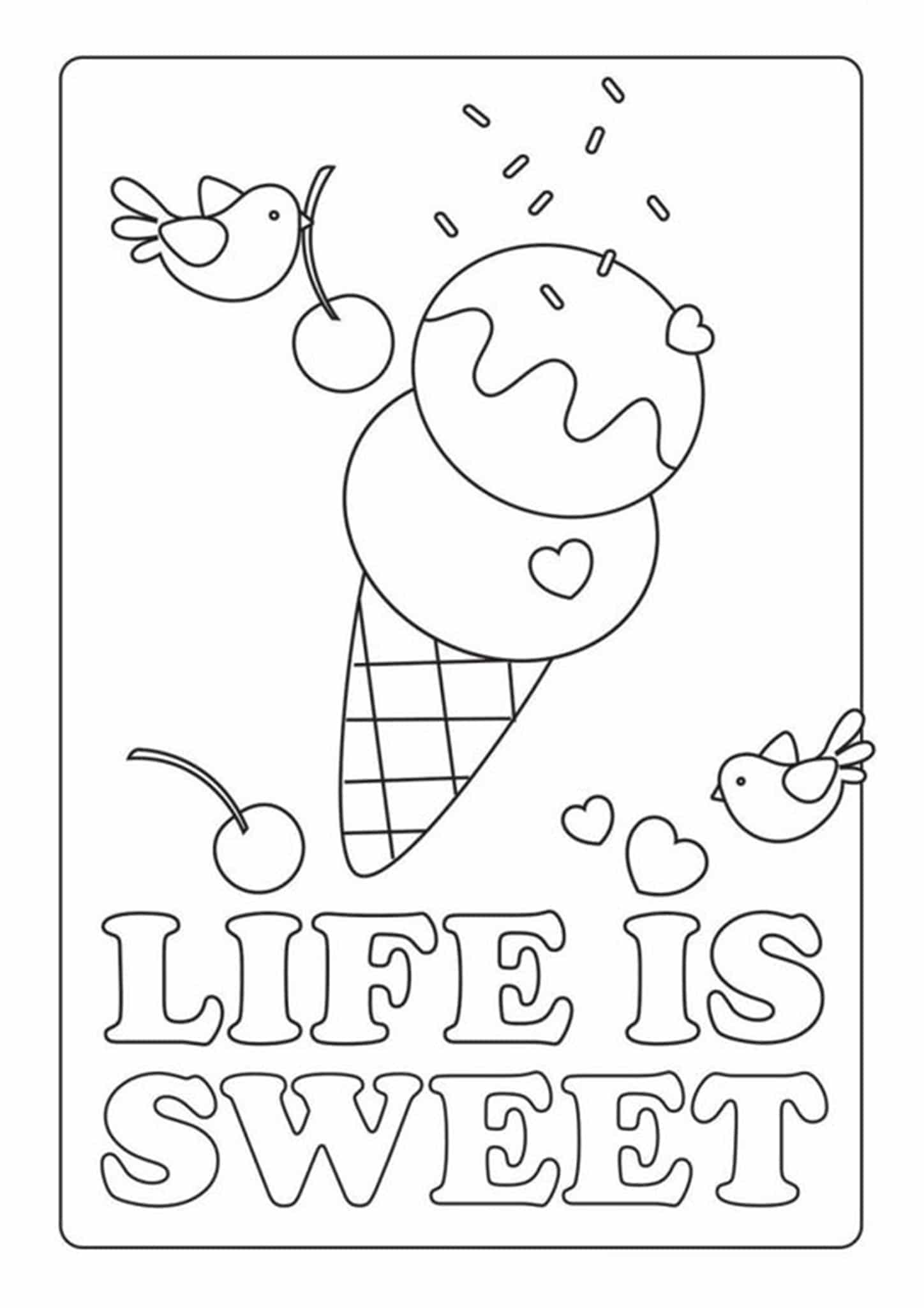 36 Ice Cream Rod Coloring Pages Printable 11