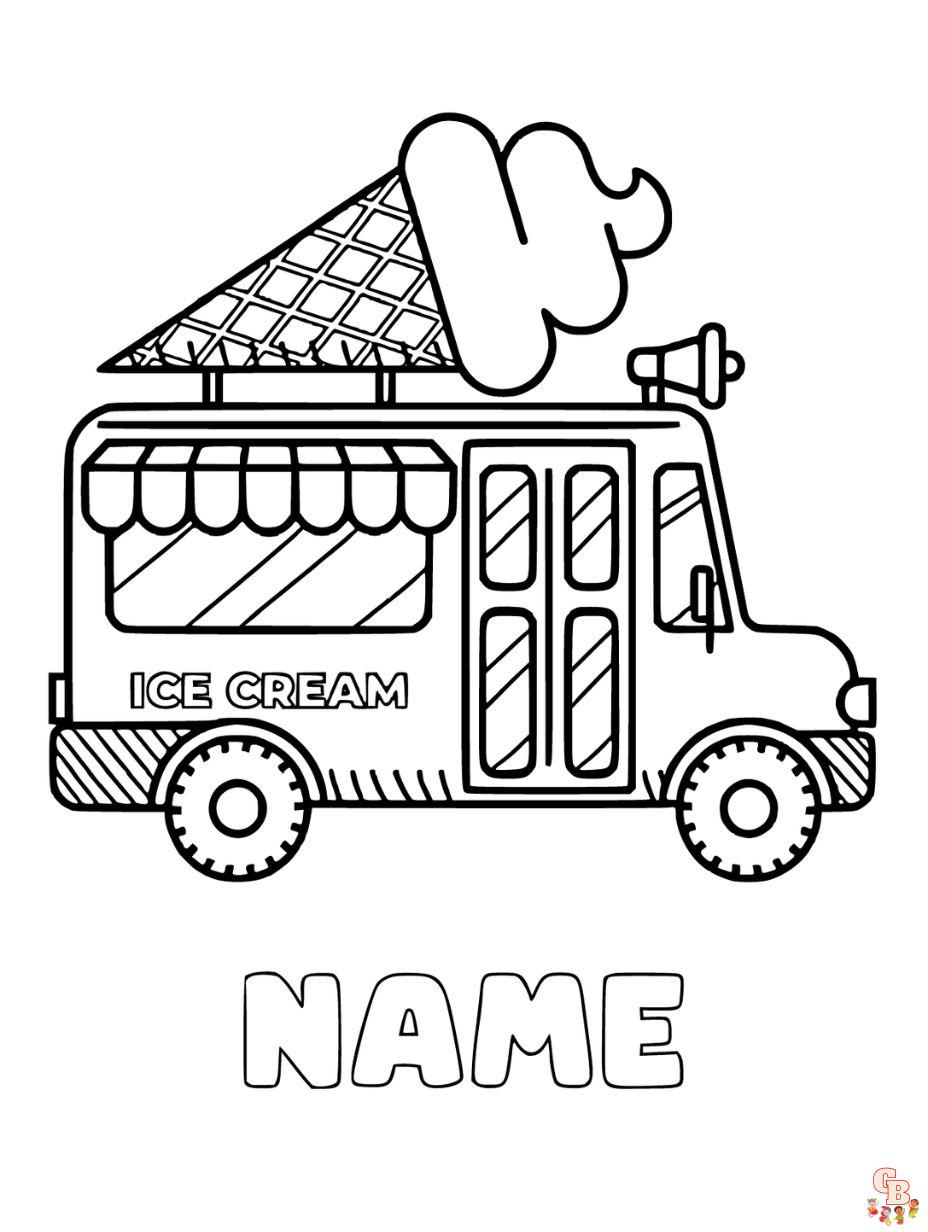 36 Ice Cream Rod Coloring Pages Printable 13