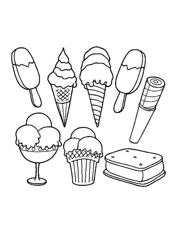 36 Ice Cream Rod Coloring Pages Printable 9