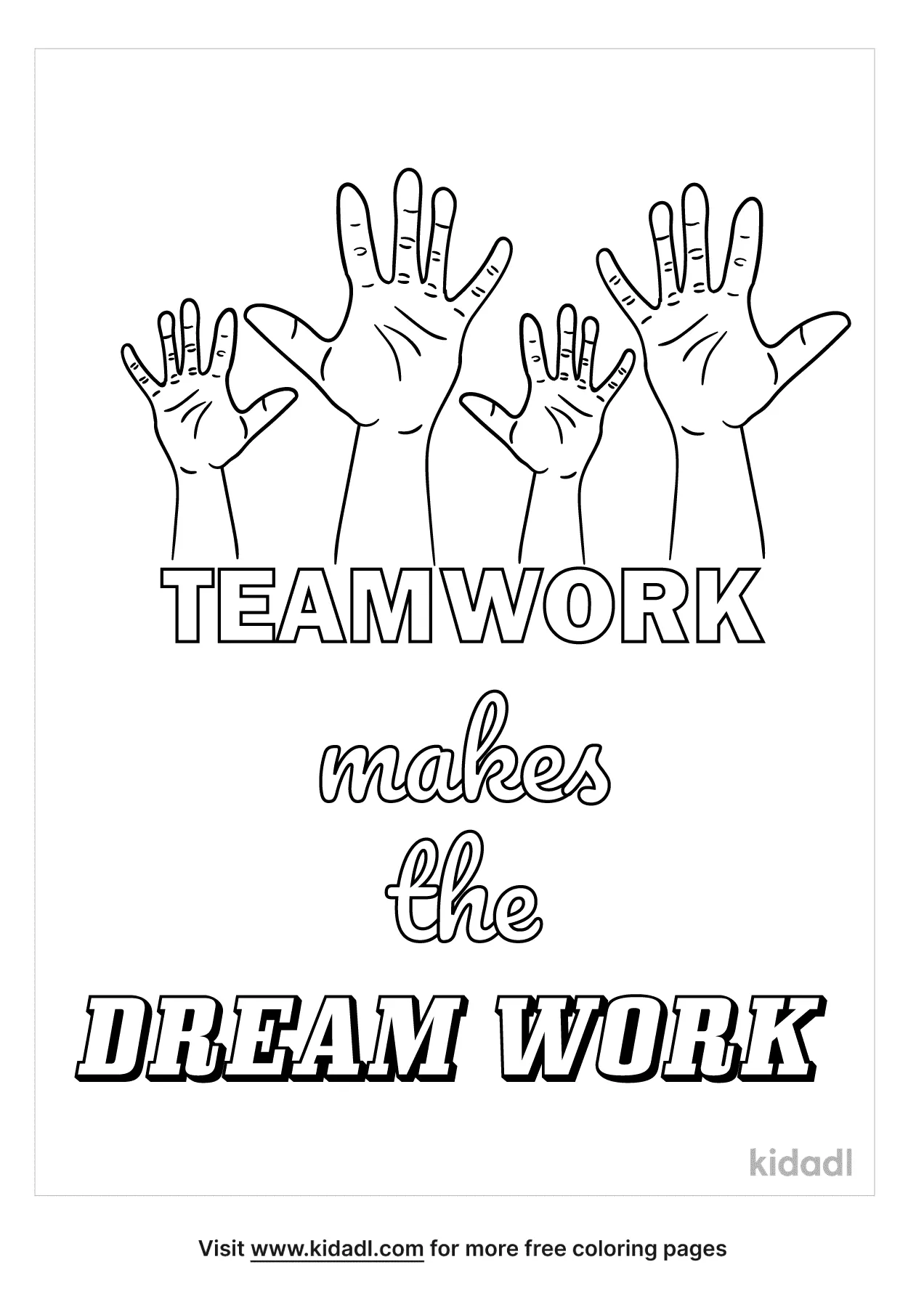 36 Team Work Coloring Pages Printable 4